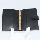 LOUIS VUITTON Epi Agenda PM Day Planner Cover Black R20052 LV Auth BA14236-8