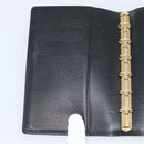 LOUIS VUITTON Epi Agenda PM Day Planner Cover Black R20052 LV Auth BA14236-18