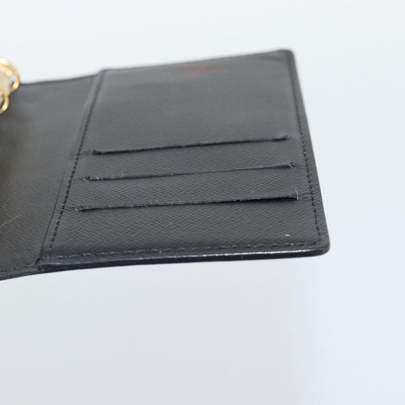LOUIS VUITTON Epi Agenda PM Day Planner Cover Black R20052 LV Auth BA14236