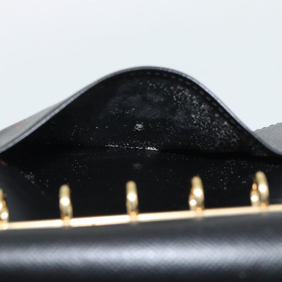 LOUIS VUITTON Epi Agenda PM Day Planner Cover Black R20052 LV Auth BA14236