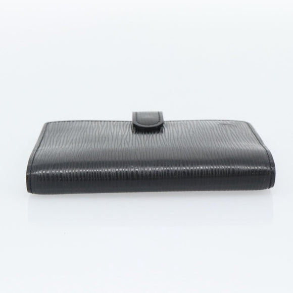 LOUIS VUITTON Epi Agenda PM Day Planner Cover Black R20052 LV Auth BA14236