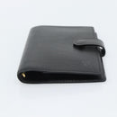 LOUIS VUITTON Epi Agenda PM Day Planner Cover Black R20052 LV Auth BA14236-6