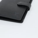 LOUIS VUITTON Epi Agenda PM Day Planner Cover Black R20052 LV Auth BA14236-8