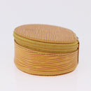LOUIS VUITTON Epi Ecrin Bijou 8 Jewelry Box Yellow M48229 LV Auth BA14237-3