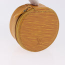 LOUIS VUITTON Epi Ecrin Bijou 8 Jewelry Box Yellow M48229 LV Auth BA14237-5