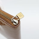 LOUIS VUITTON Monogram Vernis Bloom Wallet Bronze M91152 LV Auth BA14238-8