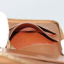 LOUIS VUITTON Monogram Vernis Bloom Wallet Bronze M91152 LV Auth BA14238-19