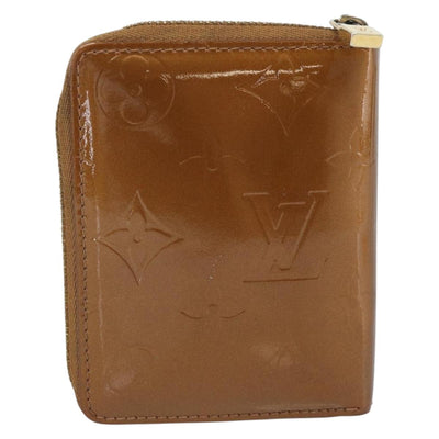 LOUIS VUITTON Monogram Vernis Bloom Wallet Bronze M91152 LV Auth BA14238 - 0