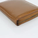 LOUIS VUITTON Monogram Vernis Bloom Wallet Bronze M91152 LV Auth BA14238-14