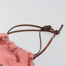 LOEWE Purse Hand Bag Canvas Pink Auth BA14239A-8