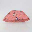 LOEWE Purse Hand Bag Canvas Pink Auth BA14239A-5
