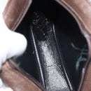 Burberrys Nova Check Shoulder Bag Canvas Beige Gold Auth BA1424-11