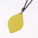 HERMES Lemon Charm Leather Yellow Auth BA14245M-6