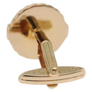 Christian Dior Cuffs & Lapel Pin Set Metal Gold Tone Auth BA14246-10
