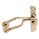 Christian Dior Cuffs & Lapel Pin Set Metal Gold Tone Auth BA14246-12
