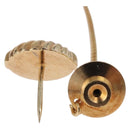 Christian Dior Cuffs & Lapel Pin Set Metal Gold Tone Auth BA14246-15