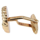 Christian Dior Cuffs & Lapel Pin Set Metal Gold Tone Auth BA14246-6