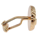 Christian Dior Cuffs & Lapel Pin Set Metal Gold Tone Auth BA14246-7