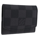 LOUIS VUITTON Damier Grafitte Bouton de Manchette Case Cuff Case LV Auth BA14247-1