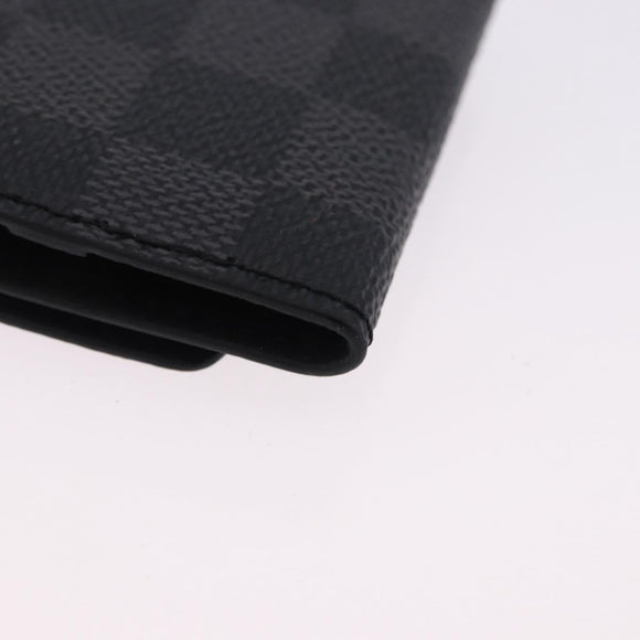 LOUIS VUITTON Damier Grafitte Bouton de Manchette Case Cuff Case LV Auth BA14247