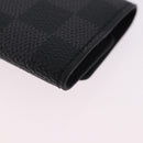 LOUIS VUITTON Damier Grafitte Bouton de Manchette Case Cuff Case LV Auth BA14247-16