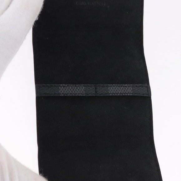LOUIS VUITTON Damier Grafitte Bouton de Manchette Case Cuff Case LV Auth BA14247