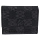 LOUIS VUITTON Damier Grafitte Bouton de Manchette Case Cuff Case LV Auth BA14247-13