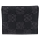 LOUIS VUITTON Damier Grafitte Bouton de Manchette Case Cuff Case LV Auth BA14247-2