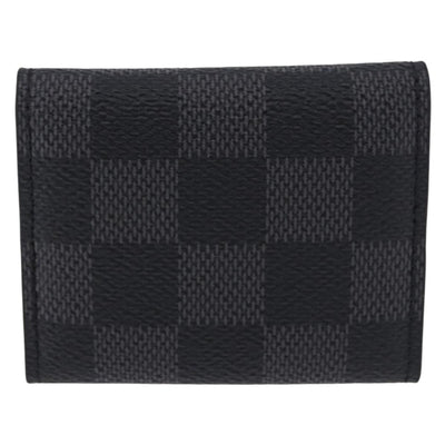 LOUIS VUITTON Damier Grafitte Bouton de Manchette Case Cuff Case LV Auth BA14247 - 0