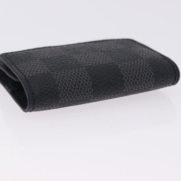 LOUIS VUITTON Damier Grafitte Bouton de Manchette Case Cuff Case LV Auth BA14247