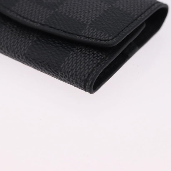 LOUIS VUITTON Damier Grafitte Bouton de Manchette Case Cuff Case LV Auth BA14247