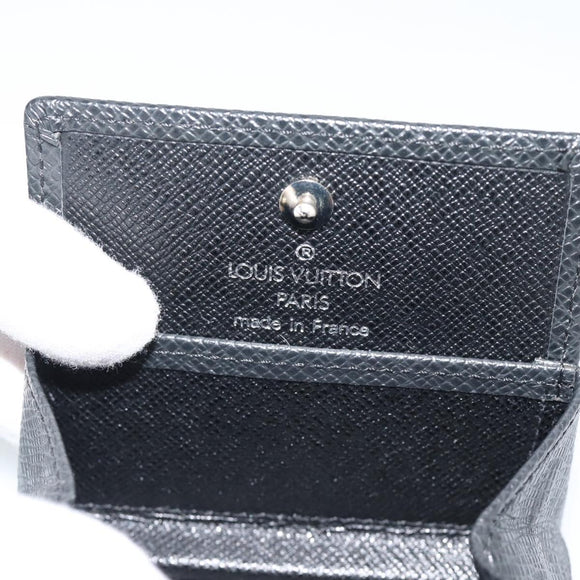 LOUIS VUITTON Epi Porte Monnaie Boite Coin Purse Ardoise M30382 LV Auth BA14248V