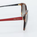 PRADA Tortoise Pattern Sunglasses Plastic Red Gold Auth BA14249-4