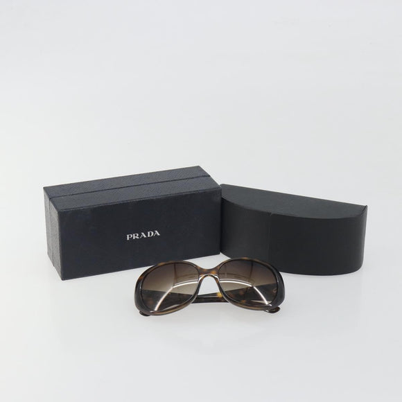 PRADA Tortoise Pattern Sunglasses Plastic Brown Gold Auth BA14251V