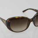 PRADA Tortoise Pattern Sunglasses Plastic Brown Gold Auth BA14251V-6