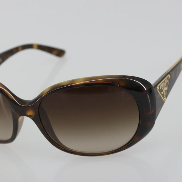 PRADA Tortoise Pattern Sunglasses Plastic Brown Gold Auth BA14251V
