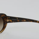 PRADA Tortoise Pattern Sunglasses Plastic Brown Gold Auth BA14251V-9