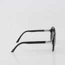 BALENCIAGA Sunglasses Plastic Black Silver Auth BA14252-5