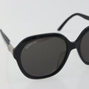 BALENCIAGA Sunglasses Plastic Black Silver Auth BA14252-6