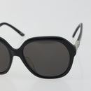 BALENCIAGA Sunglasses Plastic Black Silver Auth BA14252-7
