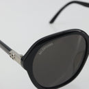 BALENCIAGA Sunglasses Plastic Black Silver Auth BA14252-8