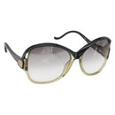 BALENCIAGA Sunglasses Plastic Black Gold Auth BA14253A-1