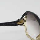 BALENCIAGA Sunglasses Plastic Black Gold Auth BA14253A-13