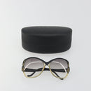 BALENCIAGA Sunglasses Plastic Black Gold Auth BA14253A-14