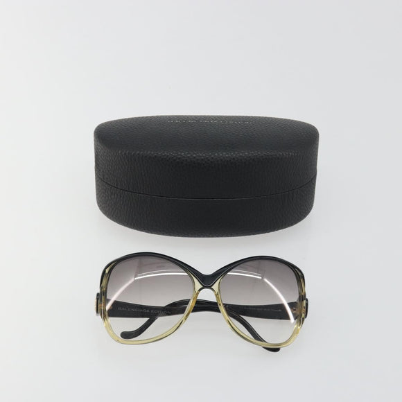 BALENCIAGA Sunglasses Plastic Black Gold Auth BA14253A