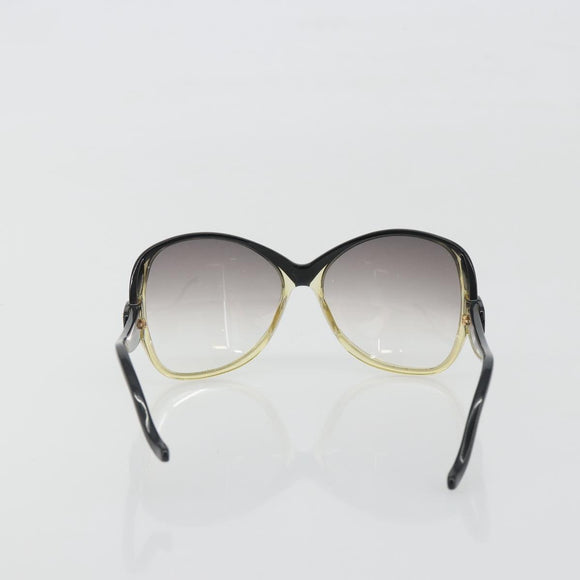 BALENCIAGA Sunglasses Plastic Black Gold Auth BA14253A