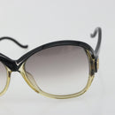 BALENCIAGA Sunglasses Plastic Black Gold Auth BA14253A-7