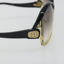 BALENCIAGA Sunglasses Plastic Black Gold Auth BA14253A-8