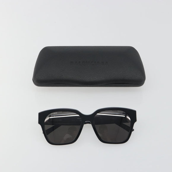 BALENCIAGA Sunglasses Plastic Black Auth BA14254V
