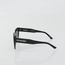 BALENCIAGA Sunglasses Plastic Black Auth BA14254V-4